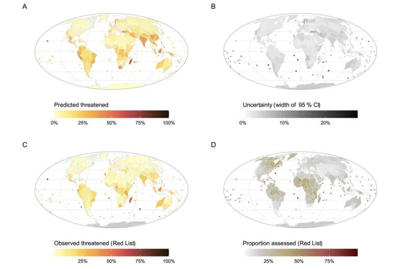 Kew scientists predict the extinction risk for all the world's plants with AI